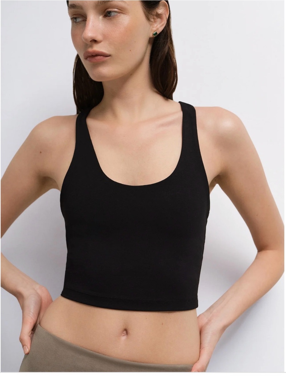 Organic Stretch Racer Tank